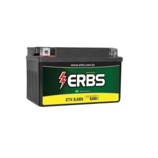 Bateria Erbs 8,6Ah - ETX 8,6BS - Selada - Livre de Manutenção