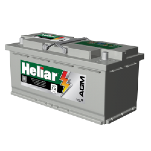 Bateria Heliar 95Ah - AG95MD - Linha AGM - Tecnologia Start/Stop - Original de Montadora