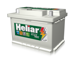 Bateria Heliar 75Ah - HF75PD - Linha Super Free (24 Meses de Garantia) - Original de Montadora