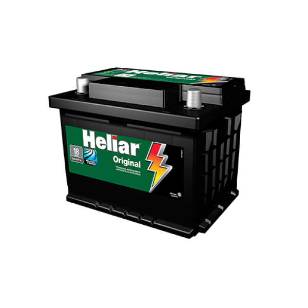 Bateria Heliar 60Ah - HG60DD/E - Original de Montadora